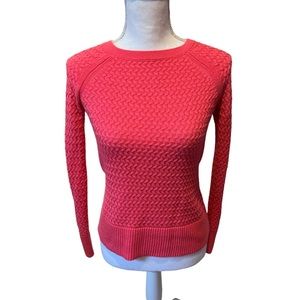 American Eagle Outfitters Pink Cotton Knit Sweater